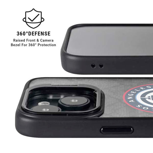 NBA Los Angeles Clippers Black Rust iPhone 14 Kickstand Case